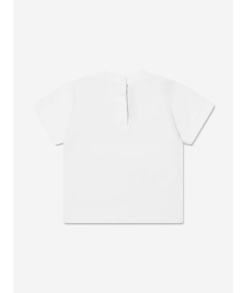 Balmain Baby Boys Logo T-Shirt in White prix