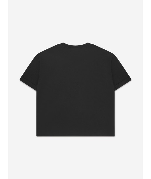 Balmain Boys Logo Print T-Shirt in Black livraison gratuite