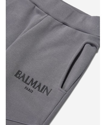 Balmain Boys Logo Joggers in Grey Vous souhaitez 