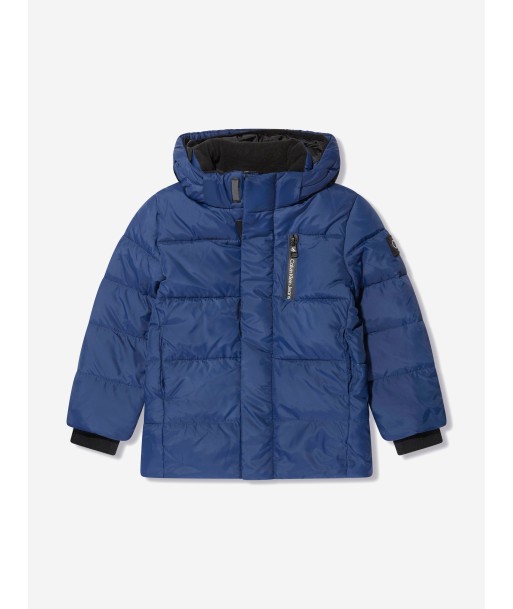 Calvin Klein Boys Essential Puffer Jacket in Blue pour bénéficier 