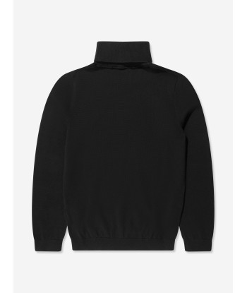 Calvin Klein Boys Roll Neck Sweater in Black 50-70% off 