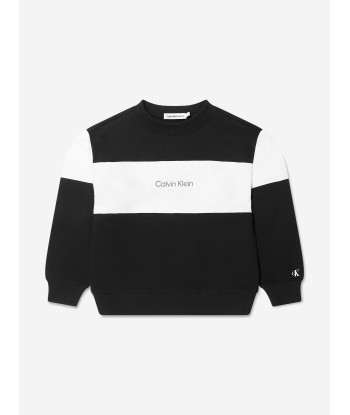 Calvin Klein Boys Colourblock Tracksuit in Black une grave pollution 