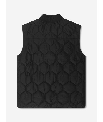 Calvin Klein Boys Quilted Vest in Black Economisez 