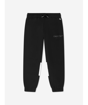 Calvin Klein Boys Colourblock Tracksuit in Black une grave pollution 