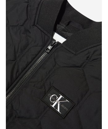 Calvin Klein Boys Quilted Vest in Black Economisez 