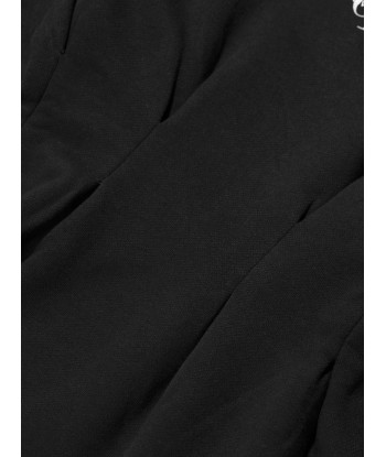 Calvin Klein Girls Gradient Monogram Pleated Dress in Black Profitez des Offres !