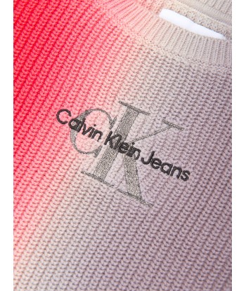 Calvin Klein Girls Monogram Gradient Sweater in Auburn Comparez plus de prix