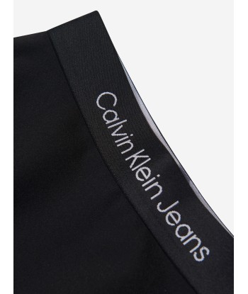 Calvin Klein Girls Punto Tape Flare Skirt in Black sur le site 