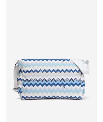 Missoni Baby Boys Zigzag Changing Bag in Blue pas chere