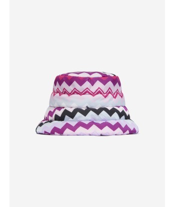 Missoni Girls Zigzag Bucket Hat in Pink vente chaude votre 