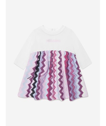 Missoni Baby Girls Zigzag Dress in Pink de votre