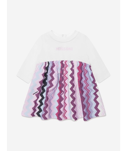 Missoni Baby Girls Zigzag Dress in Pink de votre