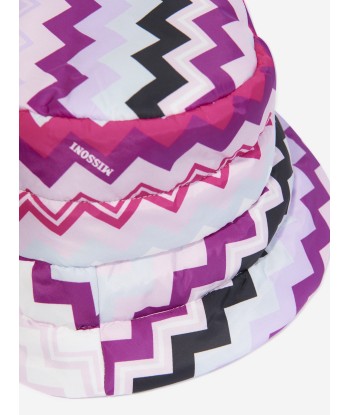 Missoni Girls Zigzag Bucket Hat in Pink vente chaude votre 