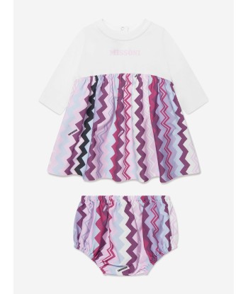 Missoni Baby Girls Zigzag Dress in Pink de votre