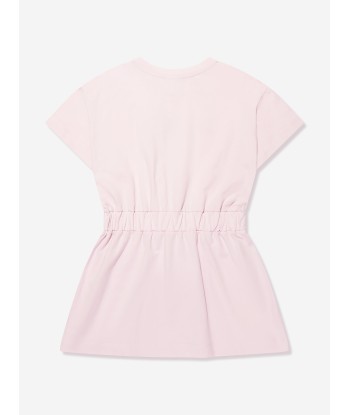 Missoni Girls Logo Jersey Dress in Pink soldes