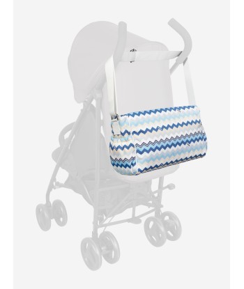 Missoni Baby Boys Zigzag Changing Bag in Blue pas chere