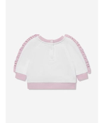 Missoni Baby Girls Logo Sweatshirt in White les muscles