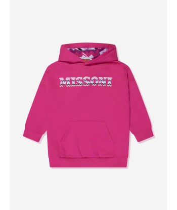 Missoni Girls Logo Hoodie in Pink pas cher chine