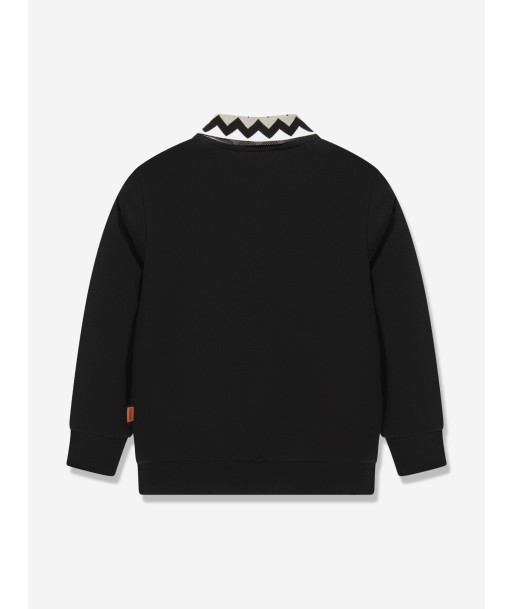 Missoni Boys Collar Sweatshirt in Black 50-70% off 