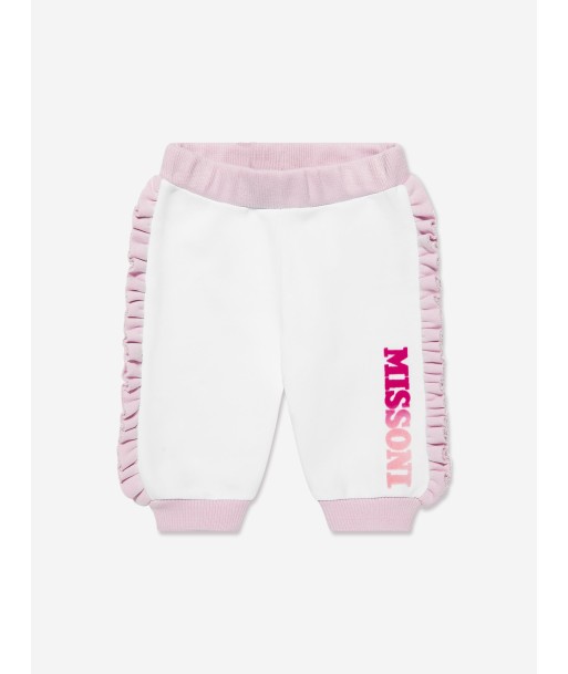 Missoni Baby Girls Logo Joggers in White plus qu'un jeu 