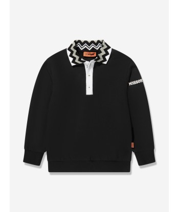 Missoni Boys Collar Sweatshirt in Black 50-70% off 