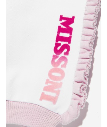 Missoni Baby Girls Logo Joggers in White plus qu'un jeu 