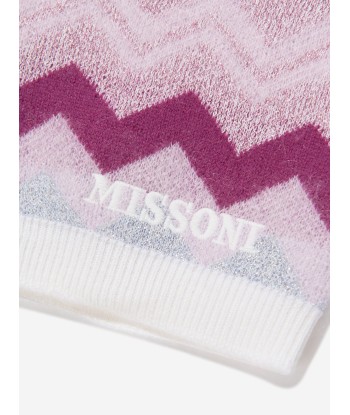 Missoni Girls Zigzag Knitted Shorts in Pink Amélioration de cerveau avec