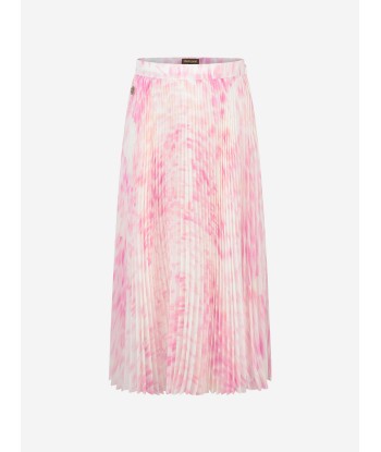 Roberto Cavalli Girls Leopard Print Pleated Skirt Amélioration de cerveau avec