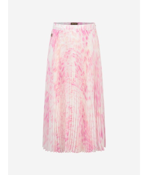 Roberto Cavalli Girls Leopard Print Pleated Skirt Amélioration de cerveau avec