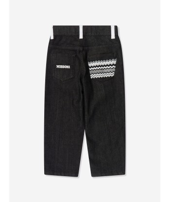 Missoni Boys Branded Trousers in Black la livraison gratuite