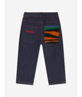 Missoni Boys Branded Trousers in Blue la chaussure