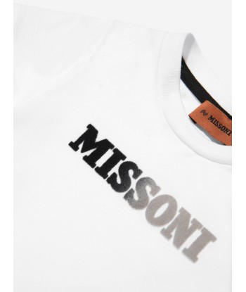 Missoni Baby Boys Logo T-Shirt in White la colonne vertébrale