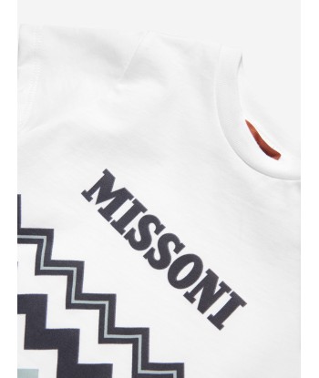 Missoni Baby Boys Zigzag T-Shirt in White Voir les baskets