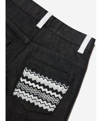 Missoni Boys Branded Trousers in Black la livraison gratuite