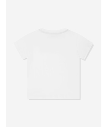 Missoni Girls Logo T-Shirt in White Découvrez la collection