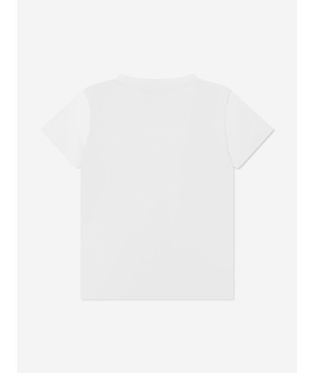 Missoni Boys Logo T-Shirt in White Livraison rapide