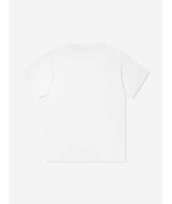 Missoni Boys Logo T-Shirt in White est présent 