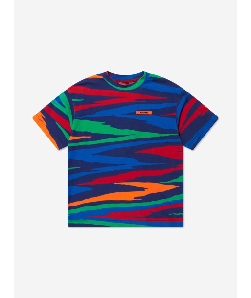 Missoni Boys Branded T-Shirt in Multicolour Les magasins à Paris