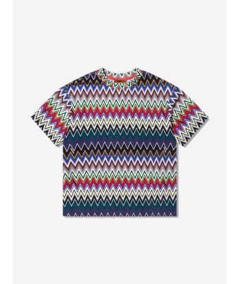 Missoni Boys Zigzag T-Shirt in Multicolour ou a consommer sur place