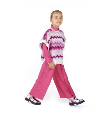 Missoni Girls Zigzag Knitted Vest in Pink 2 - 3 jours ouvrés.