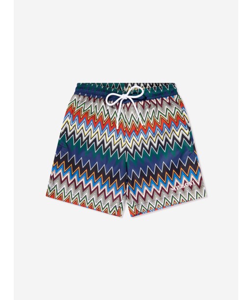 Missoni Boys Zigzag Swim Shorts in Multicolour À commander