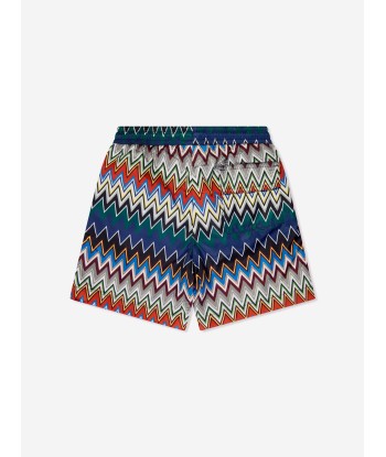 Missoni Boys Zigzag Swim Shorts in Multicolour À commander