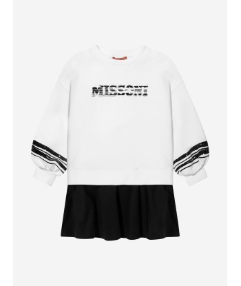 Missoni Girls Sweater Dress in White à prix réduit toute l'année