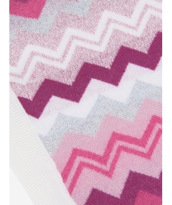 Missoni Girls Zigzag Knitted Vest in Pink 2 - 3 jours ouvrés.