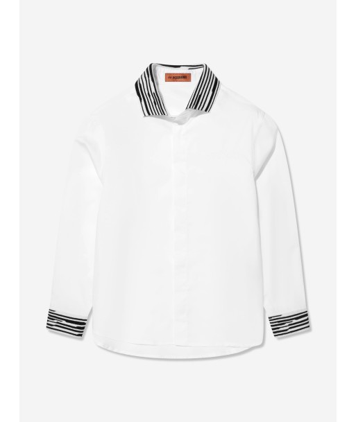 Missoni Boys Branded Shirt in White de votre