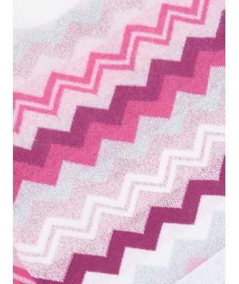 Missoni Girls Zigzag Cardigan in Pink les ligaments