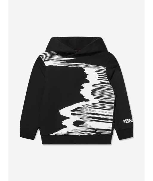 Missoni Boys Branded Hoodie in Black de votre