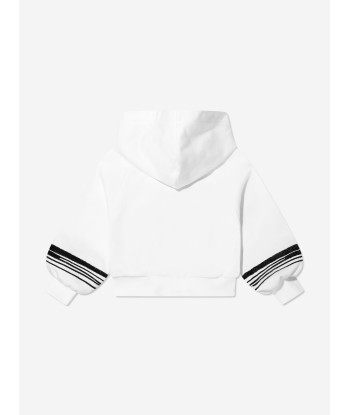 Missoni Girls Logo Hoodie in White la chaussure