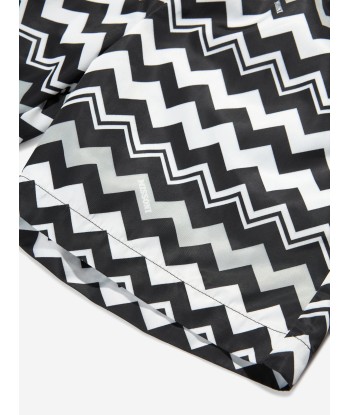 Missoni Boys Zigzag Swim Shorts in Black les ligaments