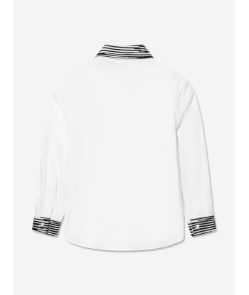 Missoni Boys Branded Shirt in White de votre